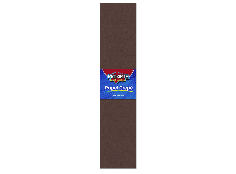  PAPEL CREPE 10 PLIE 50 X 200 CM CAFE OSCUR PROARTE 