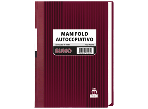  LIBRETA MANIFOLD DUPLICADO 50 HJ BUHO AUTOCOP1581 