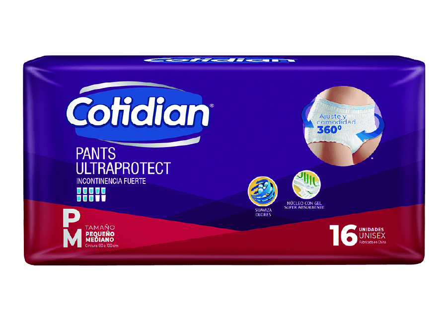  PANAL ADULTO X 16 UN COTIDIAN PANTS ULTRAPRO P/M 