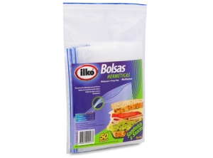  BOLSA HERMETICA PQ�A ILKO X 50UN 15X16CM 