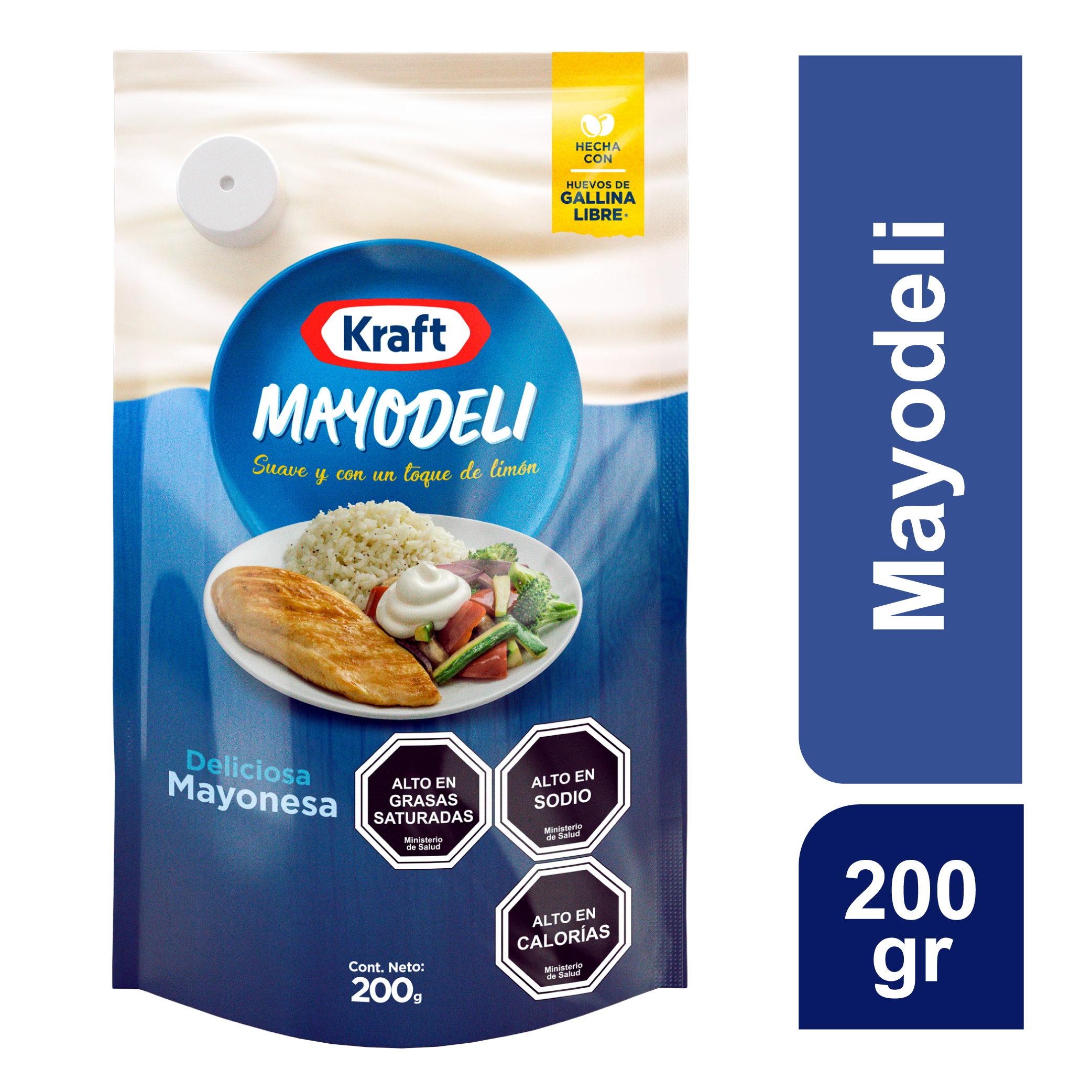  MAYONESA 200 GR DOYPACK DELI KRAFT 