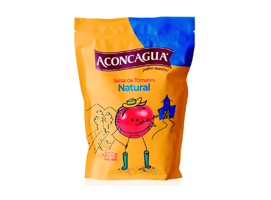  SALSA TOMATE 200 GR ACONCAGUA NATU.SACHET 