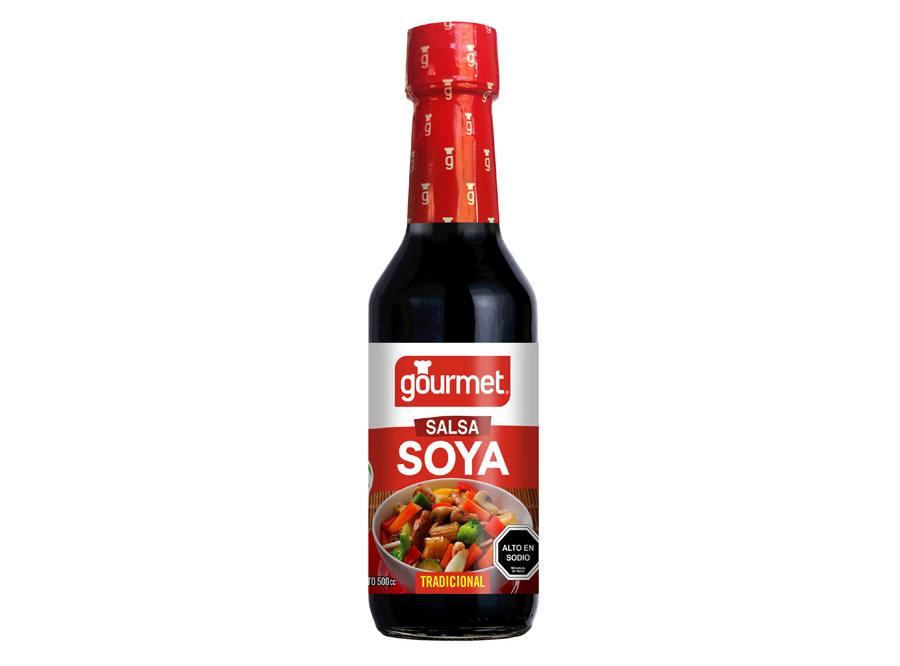  SALSA DE SOYA SUAVE 500 CC GOURMET 