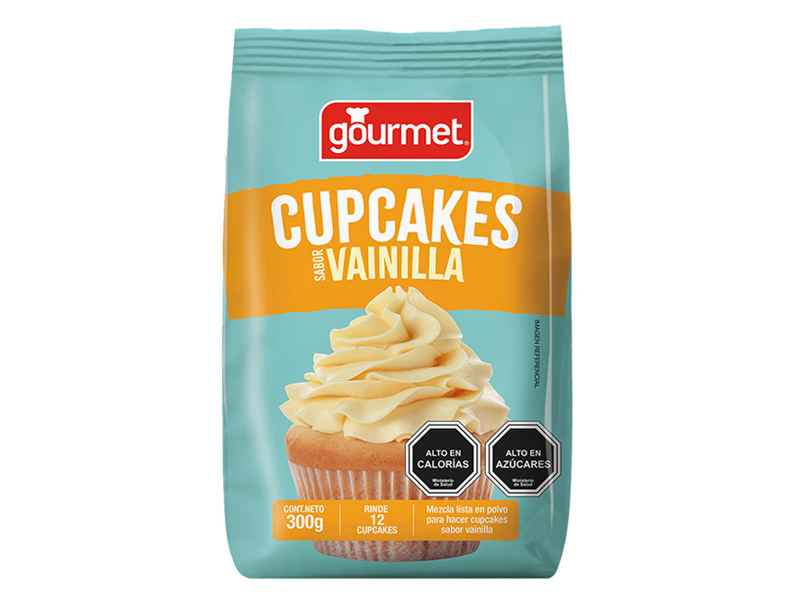  PREMEZCLA P/CUPCAKE VAINILLA 300 GR GOURMET 