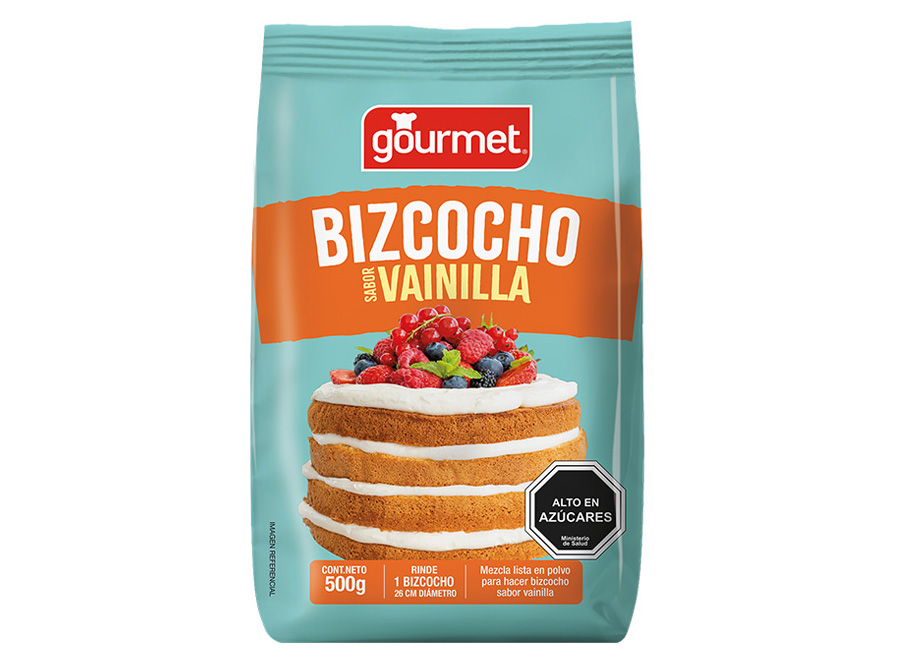  PREMEZCLA BISCOCHO VAINILLA 500 GR GOURMET 