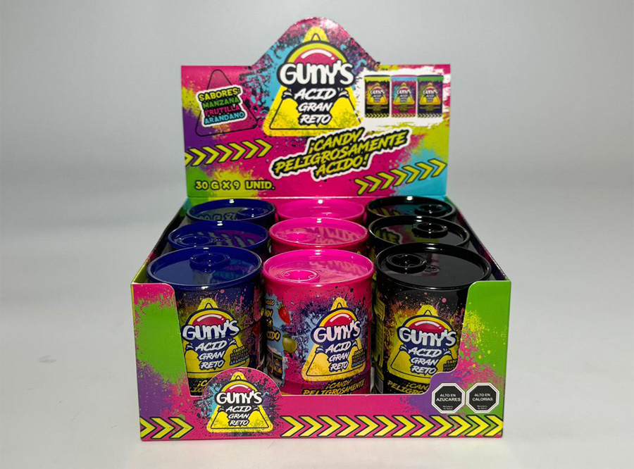  CARAMELO GUNYS ACID RETO 30 GR DISP X 9 UNID 