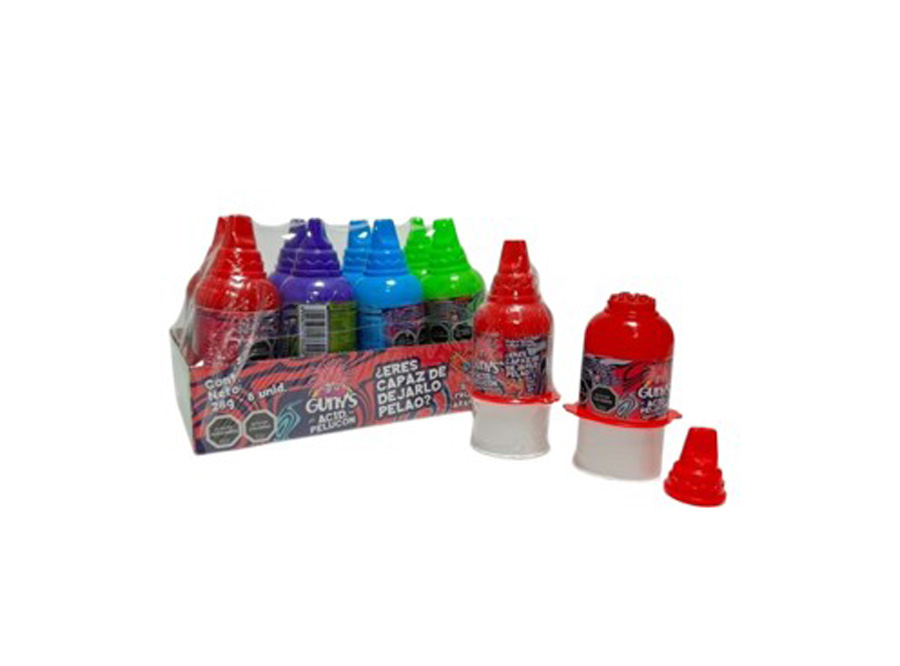  CARAMELO GUNYS ACID PELUCON 28 GR DISP X 8 UND 