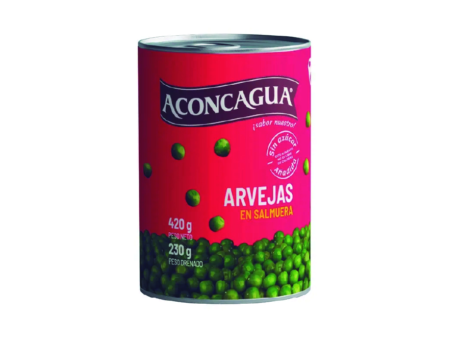  ARVEJA 425 GR TARRO ACONCAGUA 