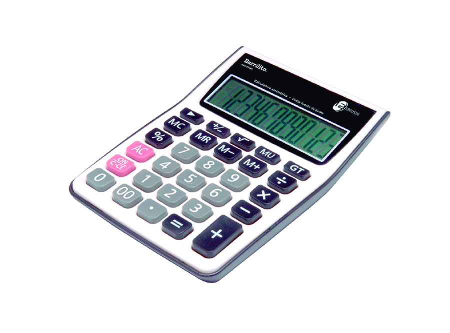  CALCULADORA BASICA ESCR/S 12DIG BARRILITO DT392 