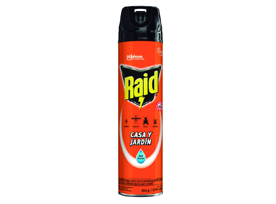  INSECTICIDA A/SOL 420CC  RAID CASA Y JARDIN 