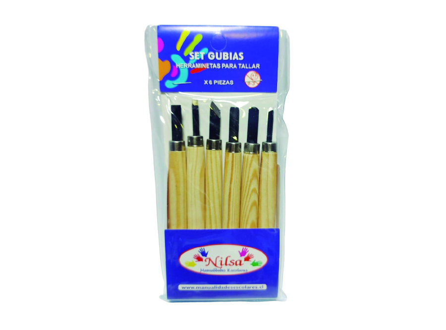  GUBIAS SET X 6 UND. NILSA 