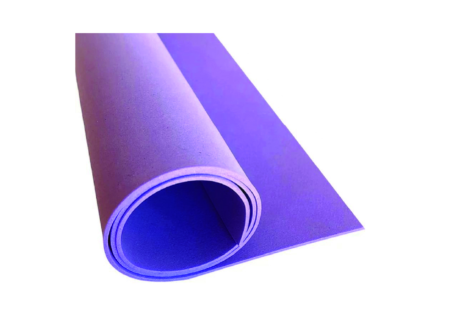  GOMA EVA 30X20 X 10 UN 2MM LILA LATINA 