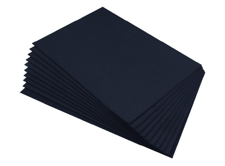  GOMA EVA 30X20 X 10 UN 2MM NEGRO LATINA 