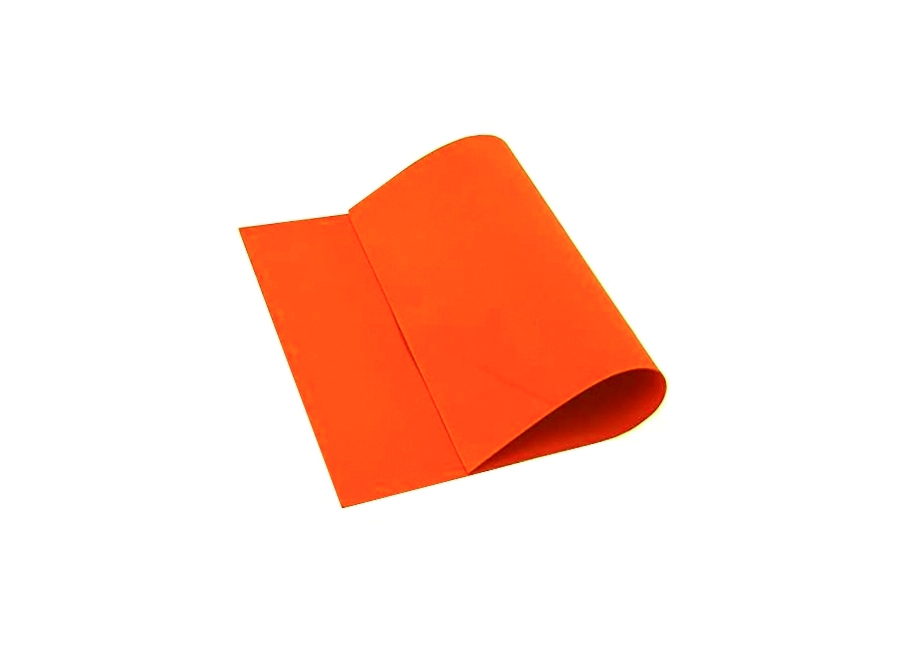  GOMA EVA 30X20 X 10 UN 2MM NARANJO LATINA 