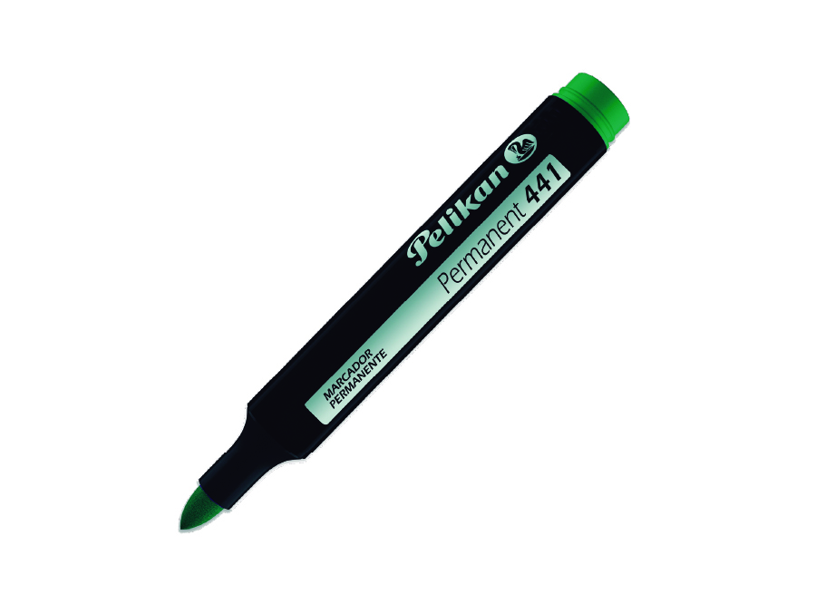 MARCADOR PERMAN.441 PELIKAN VERDE P.REDONDA 