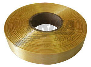  CINTA REGALO N.20 30-40 MT. APROX. DORADO. 