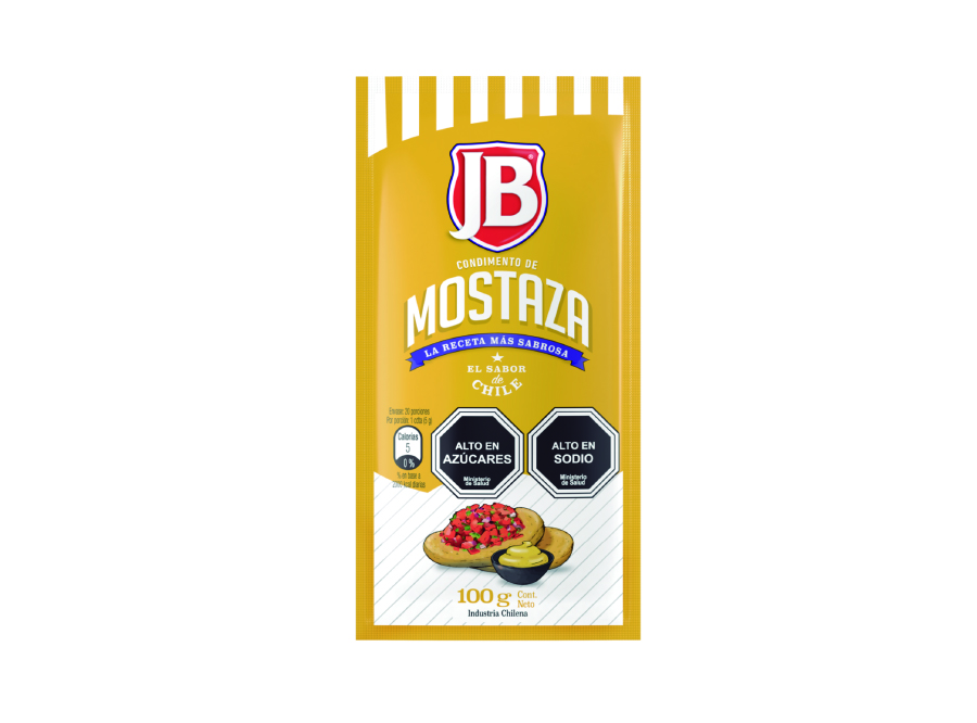  MOSTAZA 100 GR SACHET DP X 18 UN JB 