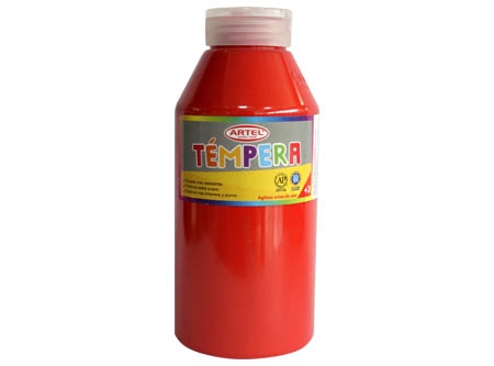  TEMPERA 500 CC.ROJO BERBE. ARTEL 